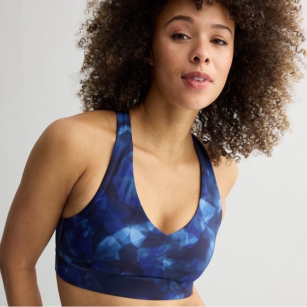 Tek Gear Ultra Stretch Medium Impact Sports Bra Size Large